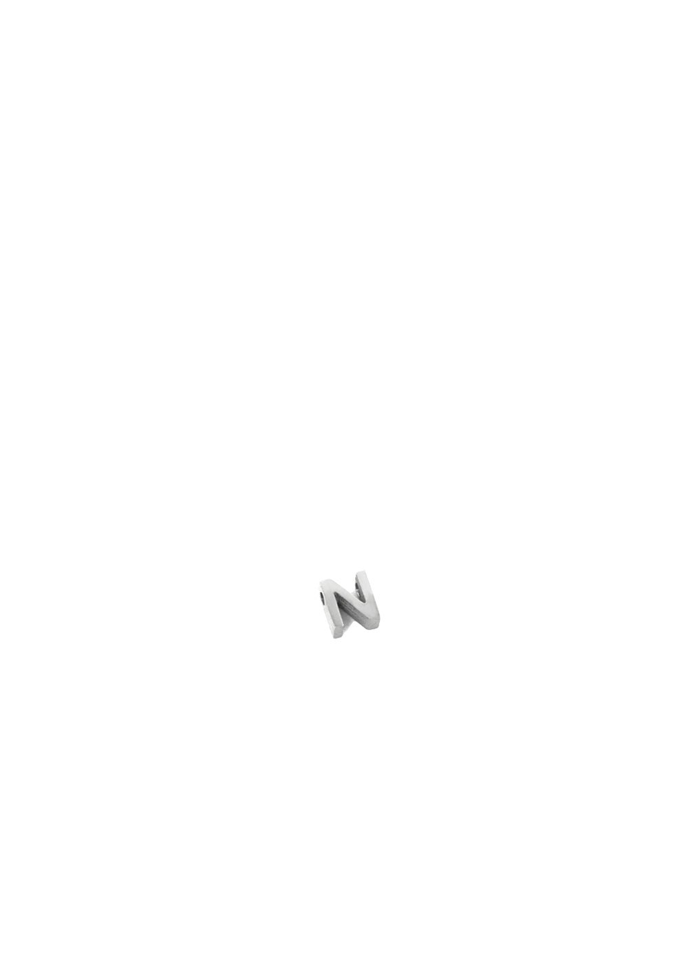Charm lettera n — Argento, foto 2