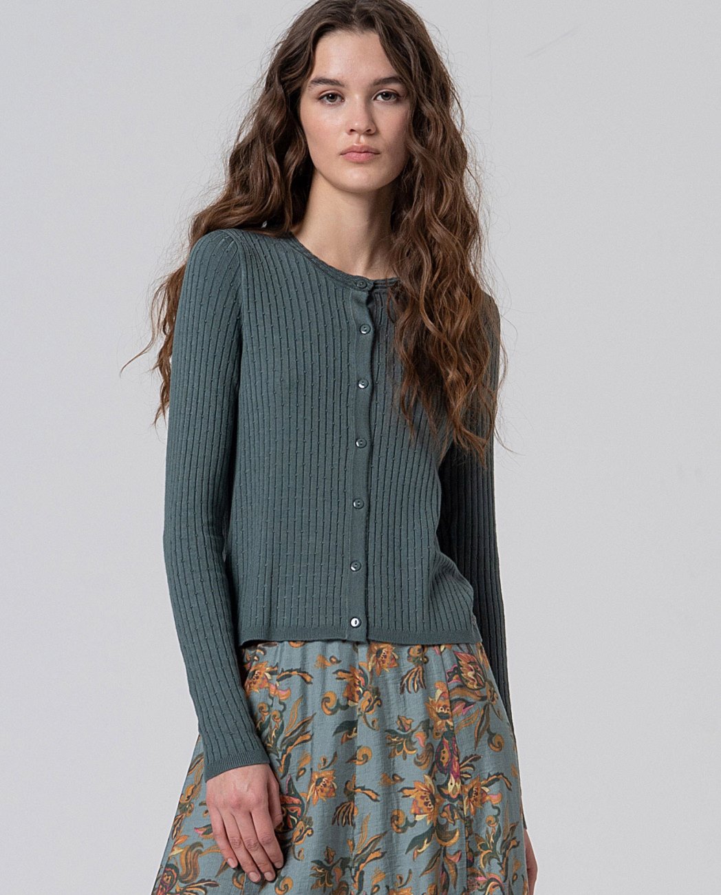 Giacca maglia — Rosa