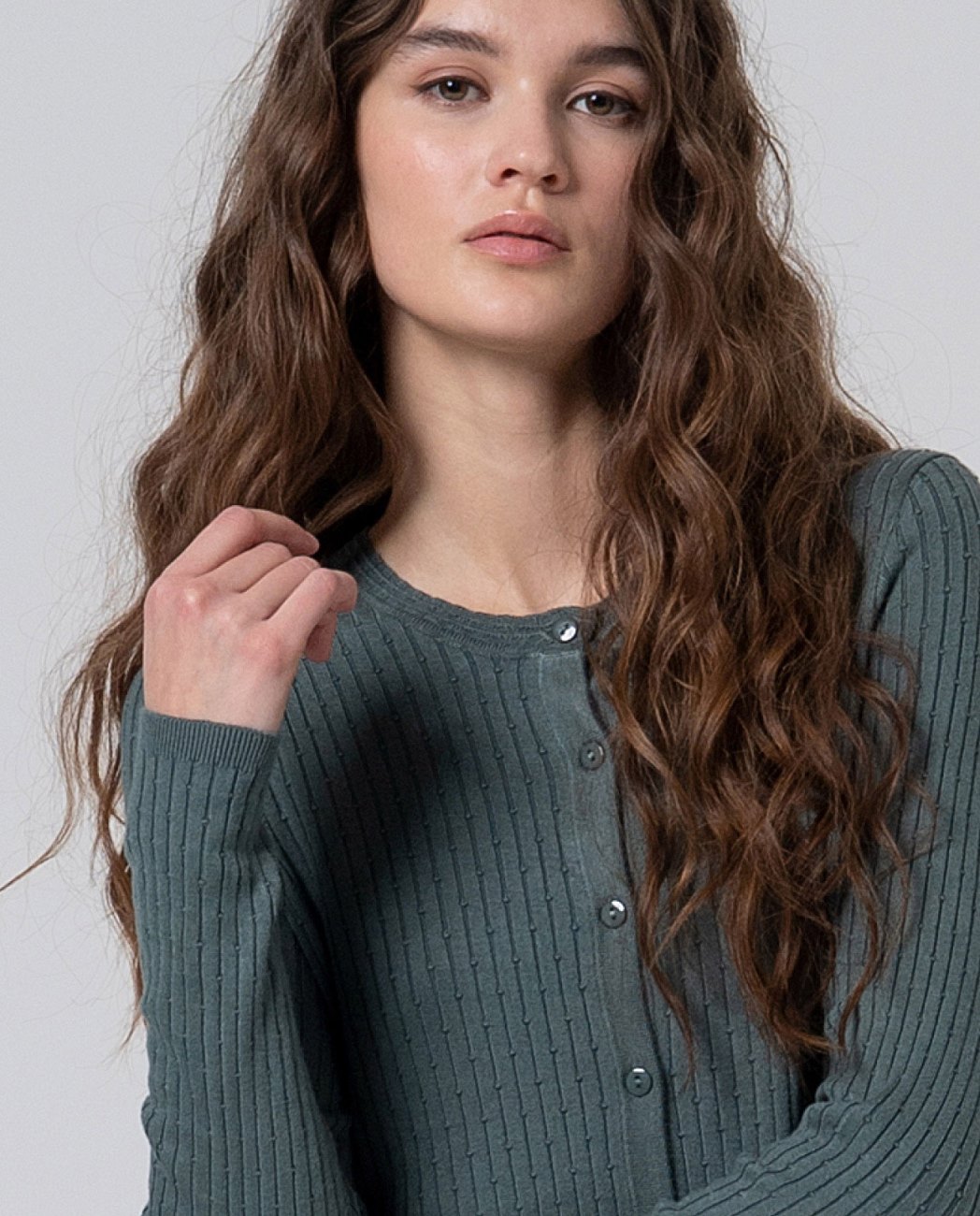 Giacca maglia — Rosa, foto 2